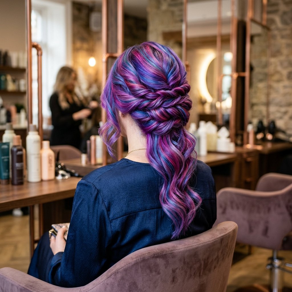 Vivid fashion colour finished look